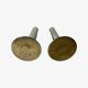 2 swedish vintage candlestick holders made in sweden, metektro rostfritt øre-op | stainless steel