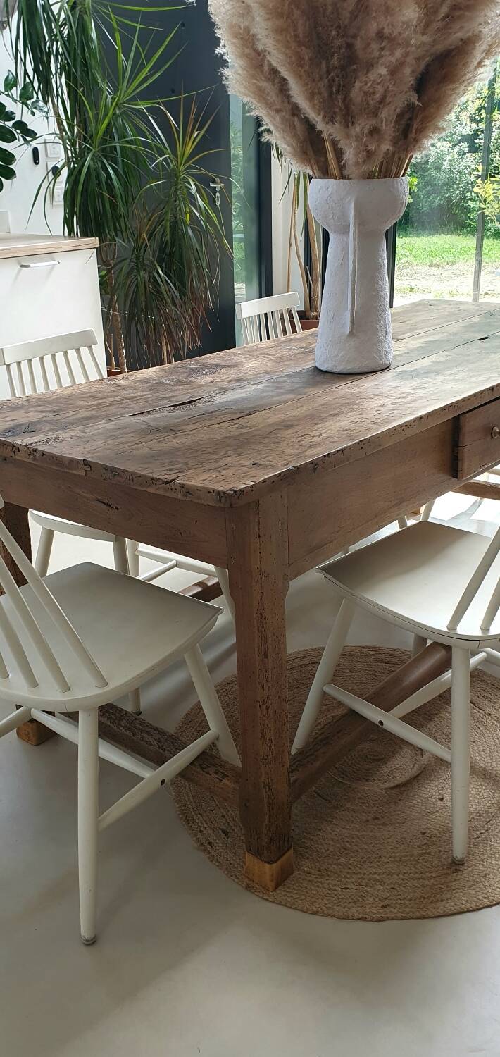 Antique farmhouse table