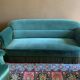 canapé et 2 fauteuils en velours