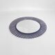 Acrylic Ice Wave Round Wall Mirror Italian 1970s Post-Modern 1980s Bathroom