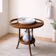 Antique washstand W. Baumann & Co with basin and jug – Earthenware