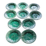 Gien earthenware dessert plates