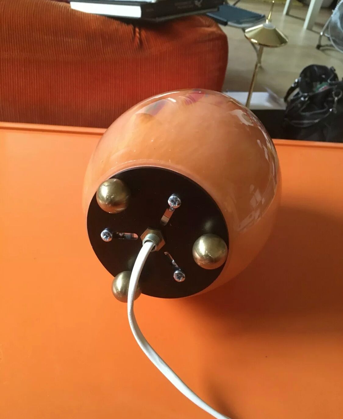 Egg Lamp Artisanal To Pose Blown Glass Glassware Art Silky Essonne
