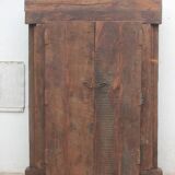 Porte indienne ancienne en teck pièce et patine d'origine