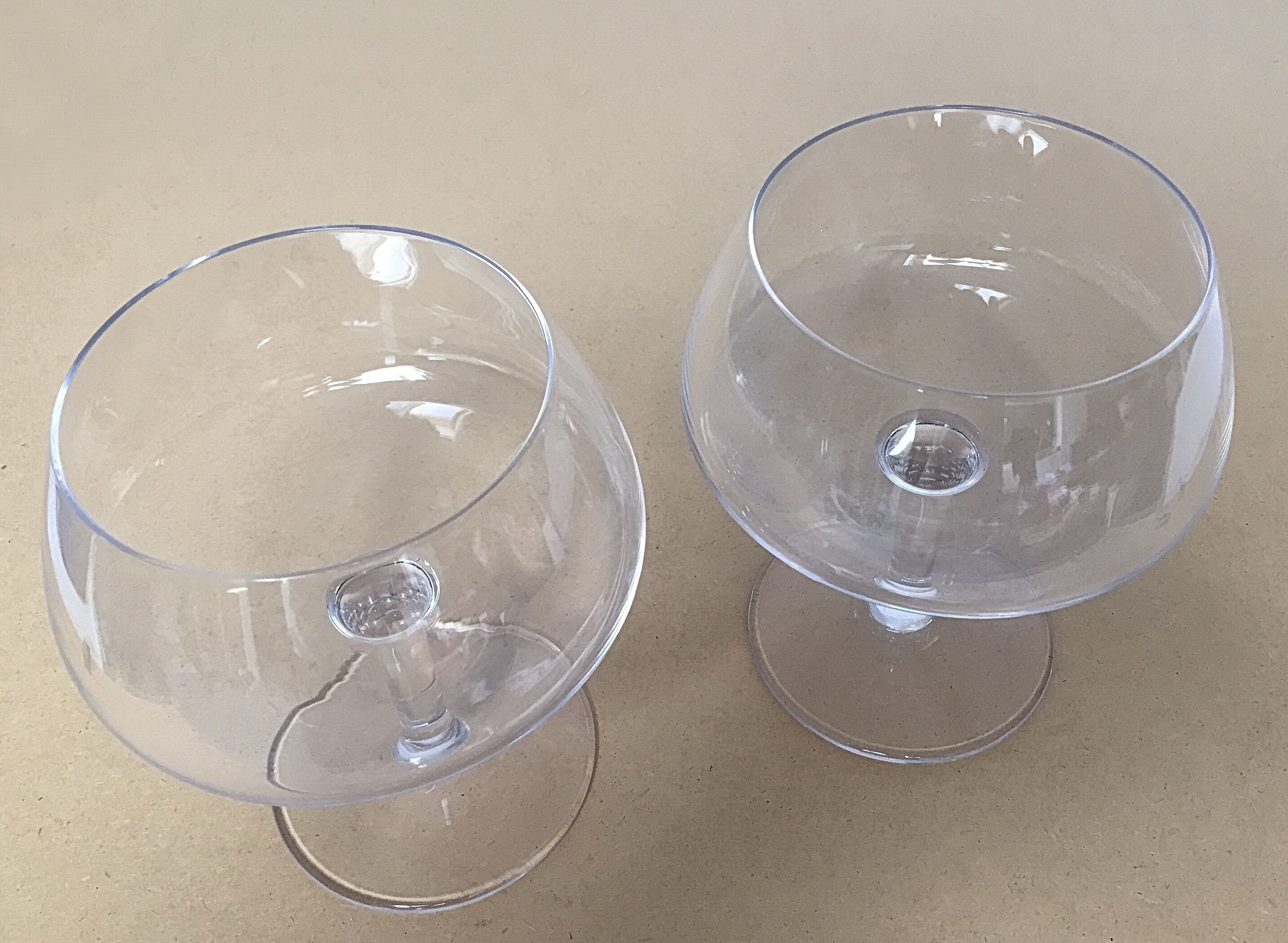 Crystal Sevres Cognac Glasses