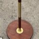 Scandinavian teak and brass floor lamp