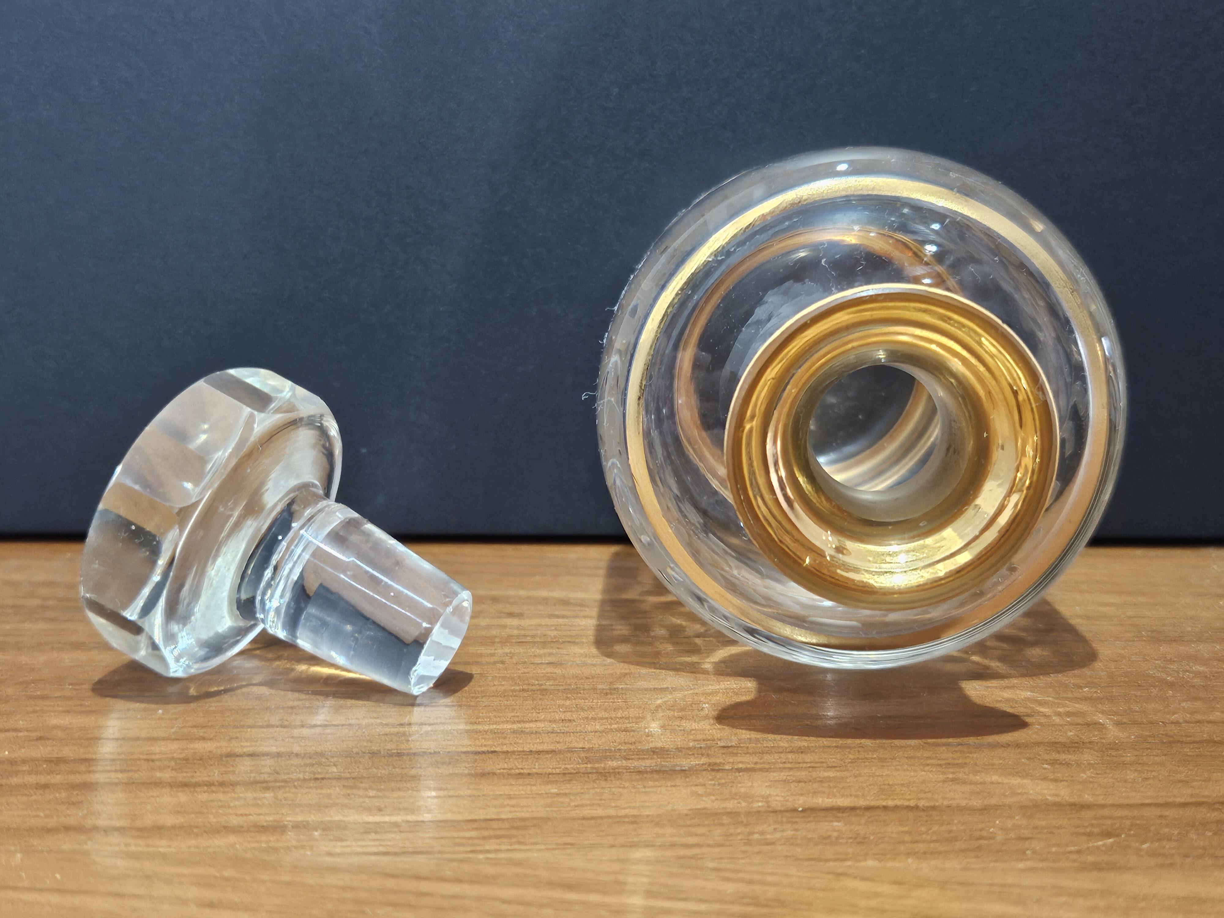 Luxurious Baccarat Crystal Flacon, France, 1890-1910