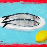 2 sardines, one lemon by Joseph Rethlin