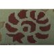 1970s Vintage Turkish Handmade Wool & Cotton Beige Area Rug 160x231