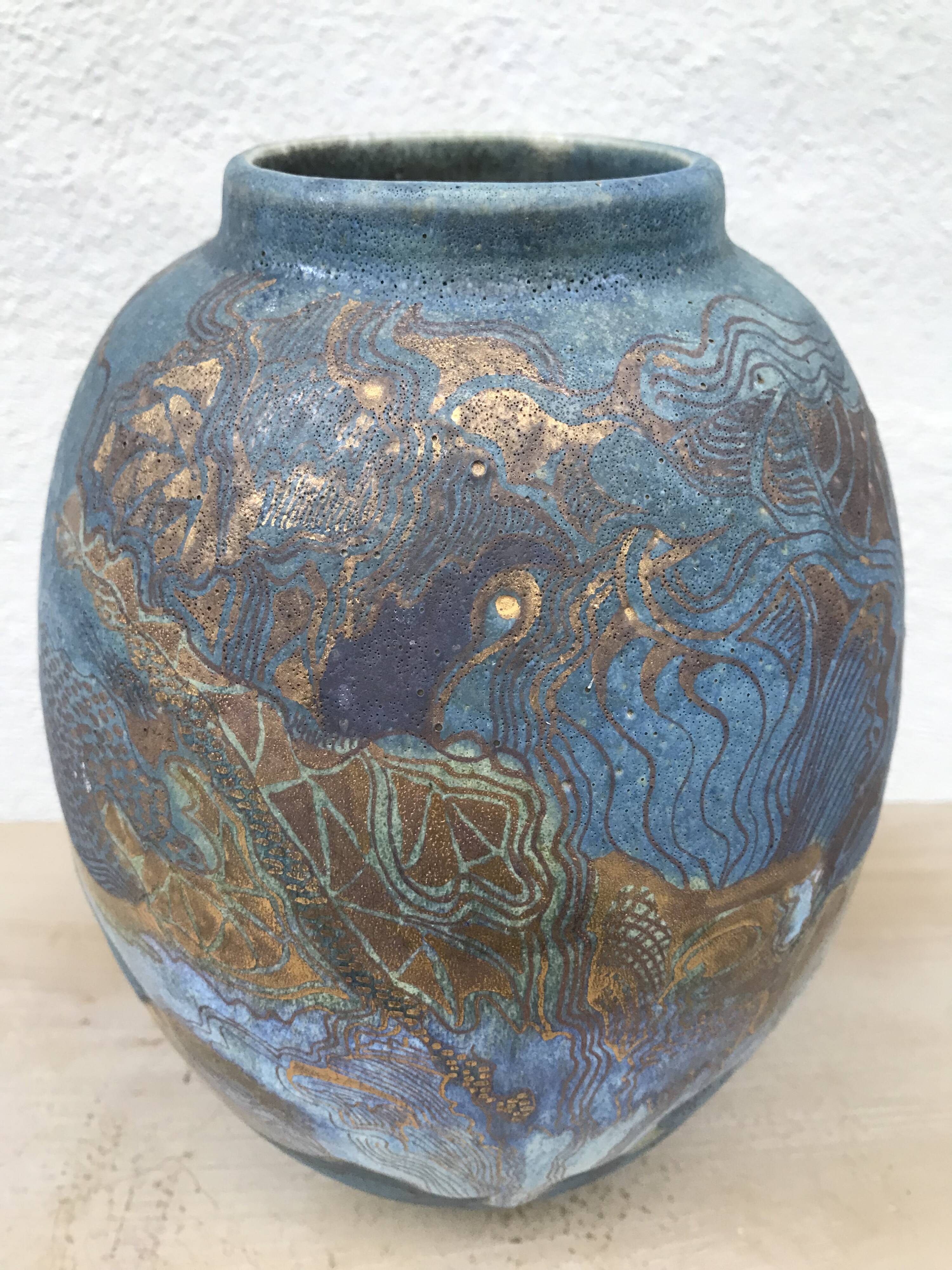 Vase Marc Roussel 80's