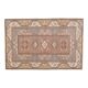1970s Turkish Oushak Handmade Wool Cotton Brown Area Rug 183x248