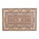 1970s Turkish Oushak Handmade Wool Cotton Brown Area Rug 183x248