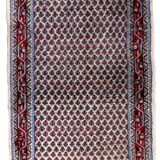 Tapis vintage indien Seraband fait main en laine – 94 x 162 cm – 1970s