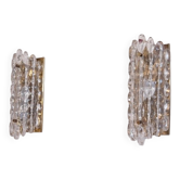 Pair of wall lamps by Carl fagerlund for Orrefors