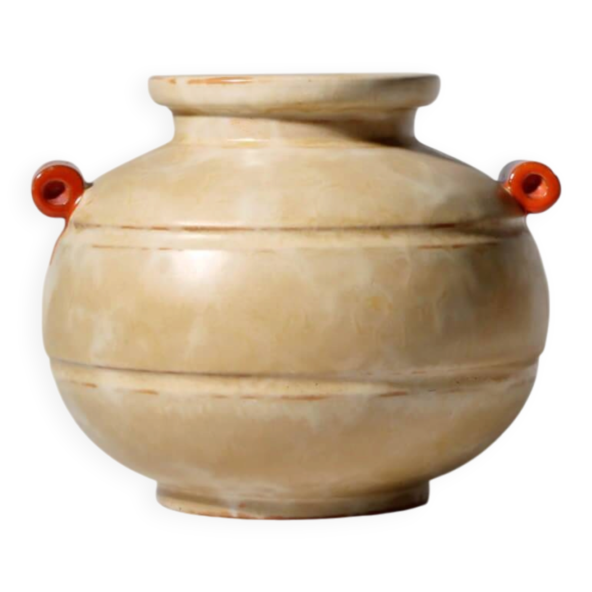 Vase Art Déco de Harald Östergren, pour Upsala-Ekeby, années 1930, Suède