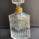 Alcohol decanter in blown and cut crystal Empire style XXth