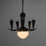 Cubistic Chandelier by IAS, 1910s