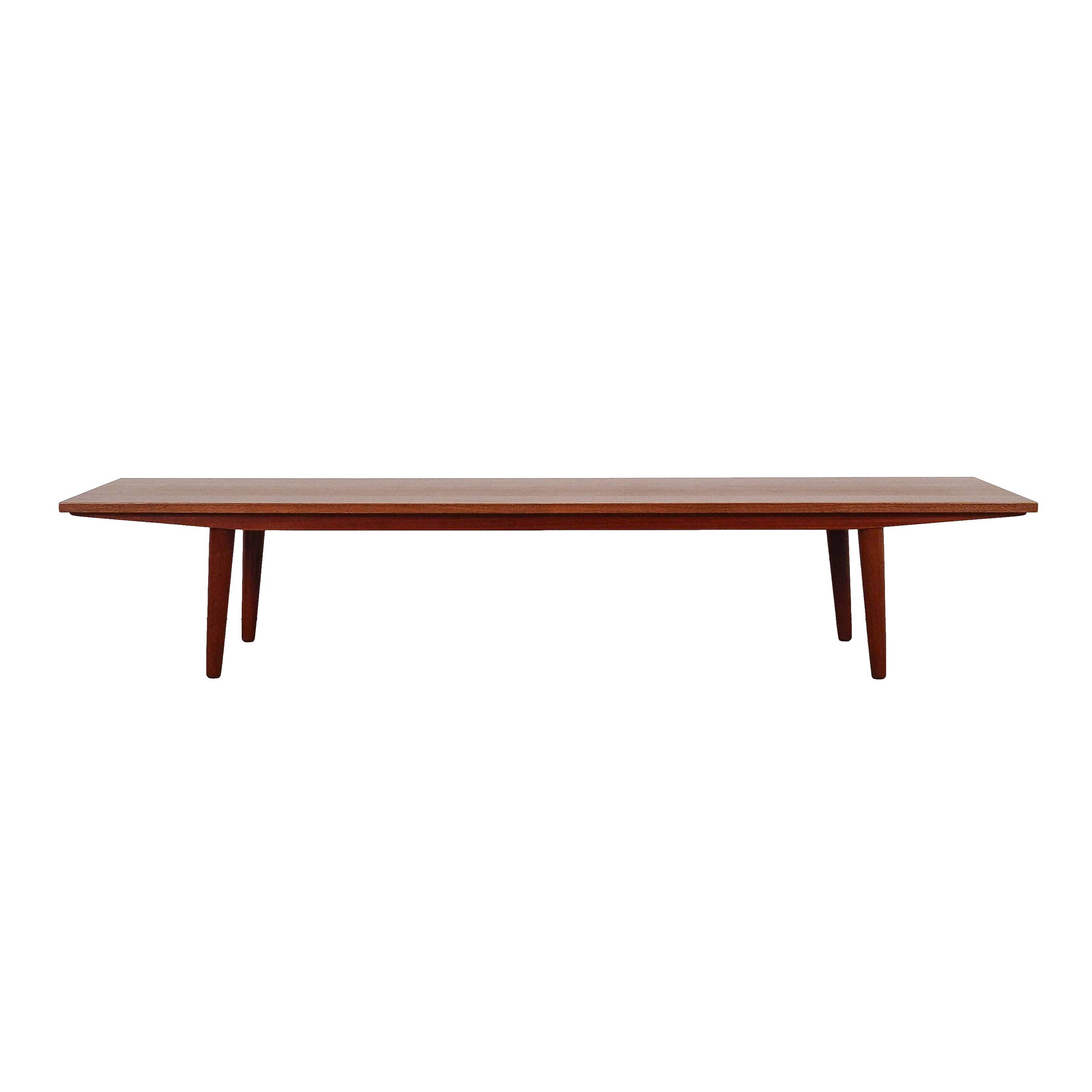 Teak lowboard, Danish design, 1970s, made in Denmark