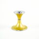 Candlestick set by Bjørn Engø, lacquered metal Space Age design, Norway