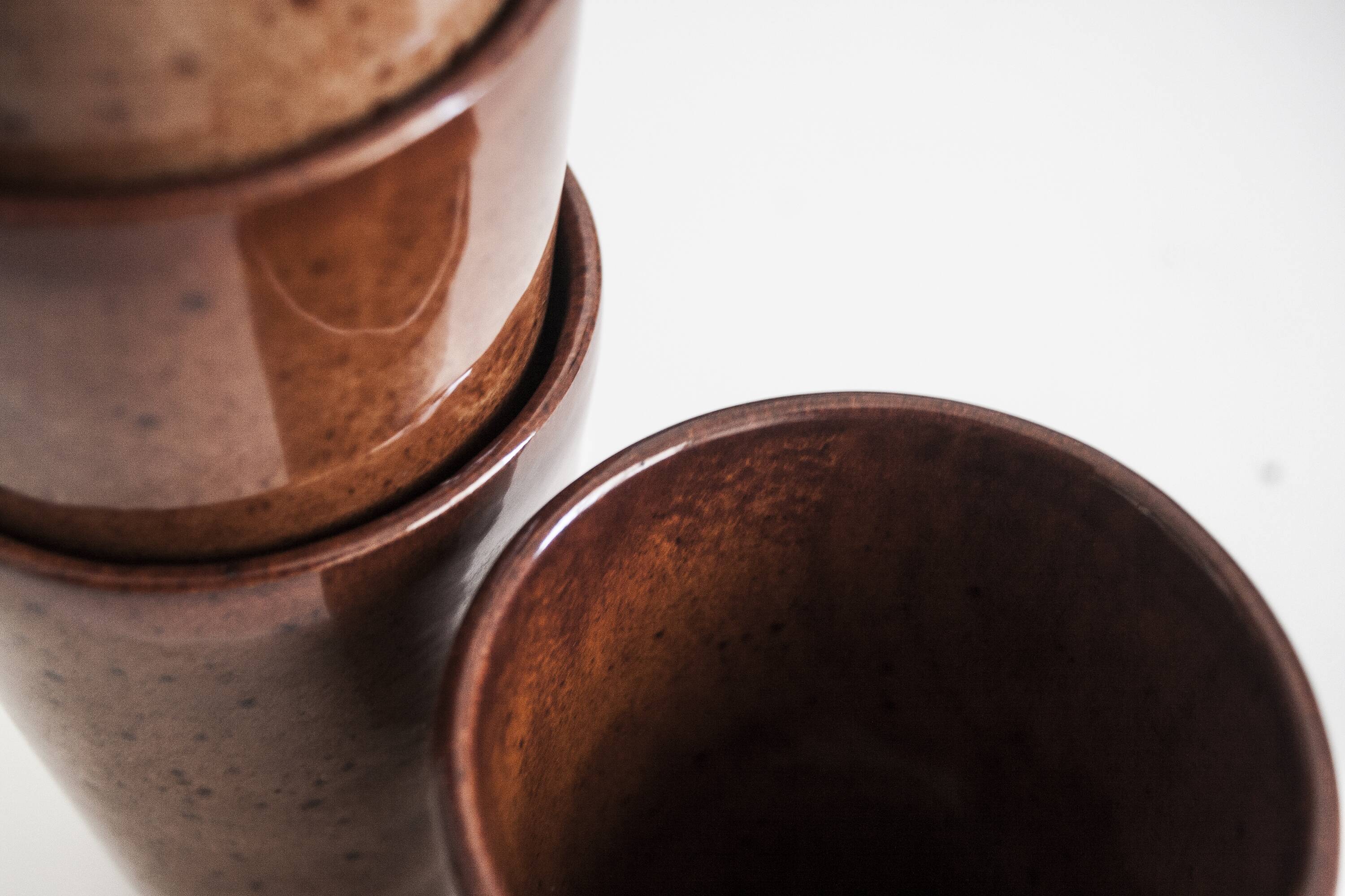 Vintage ceramic glasses