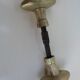Antique oval brass door handles