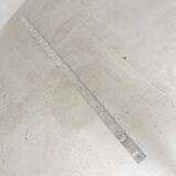 225cm Aluminum Wall Coat Rack with 16 Double Hooks, 1960s