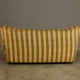 Three-seater sofa and armchair, 50s, set of 2