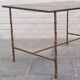 Side table with faux bamboo legs, 1962