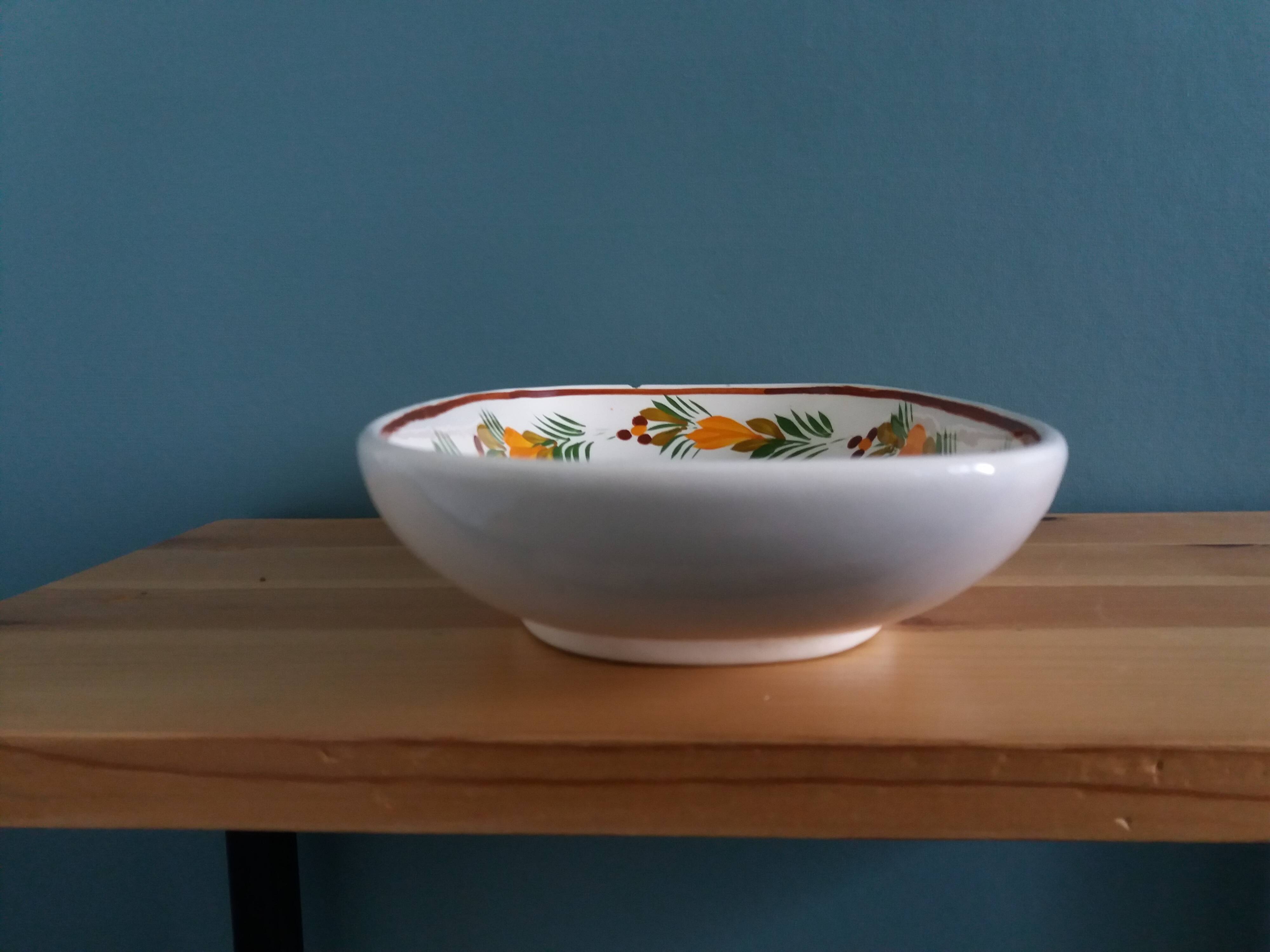 HB Henriot Quimper signed 70s ramekin empty pocket