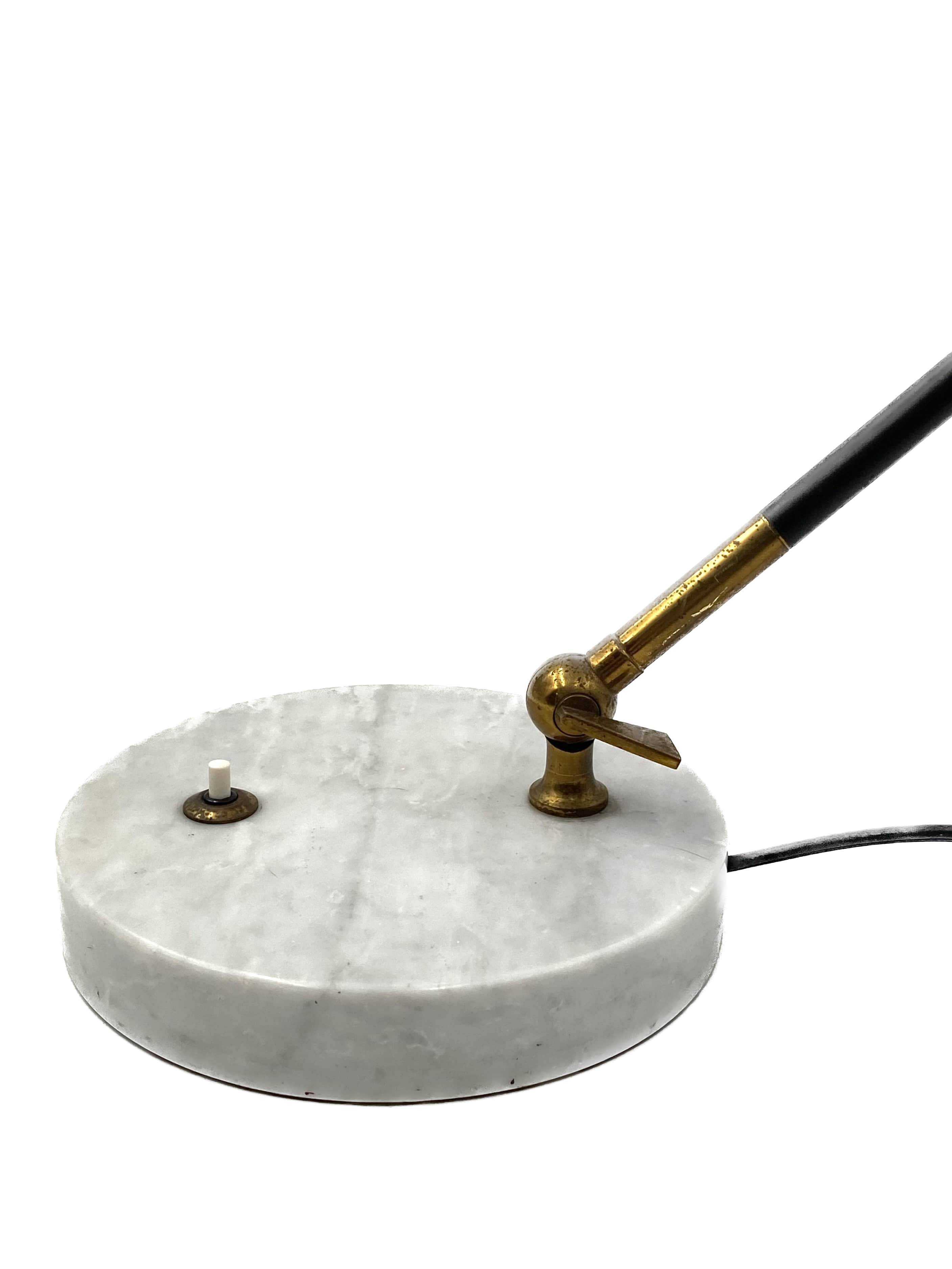 Stilux, mod. Orleans dome table lamp, Stilux Milano Italy, 1955