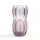 Vase, art déco, en verre violet, conçu par R. Schrotter, Inwald Glassworks, Tchécoslovaquie, années 1930.