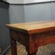 Table de ferme française antique en bois fruitier