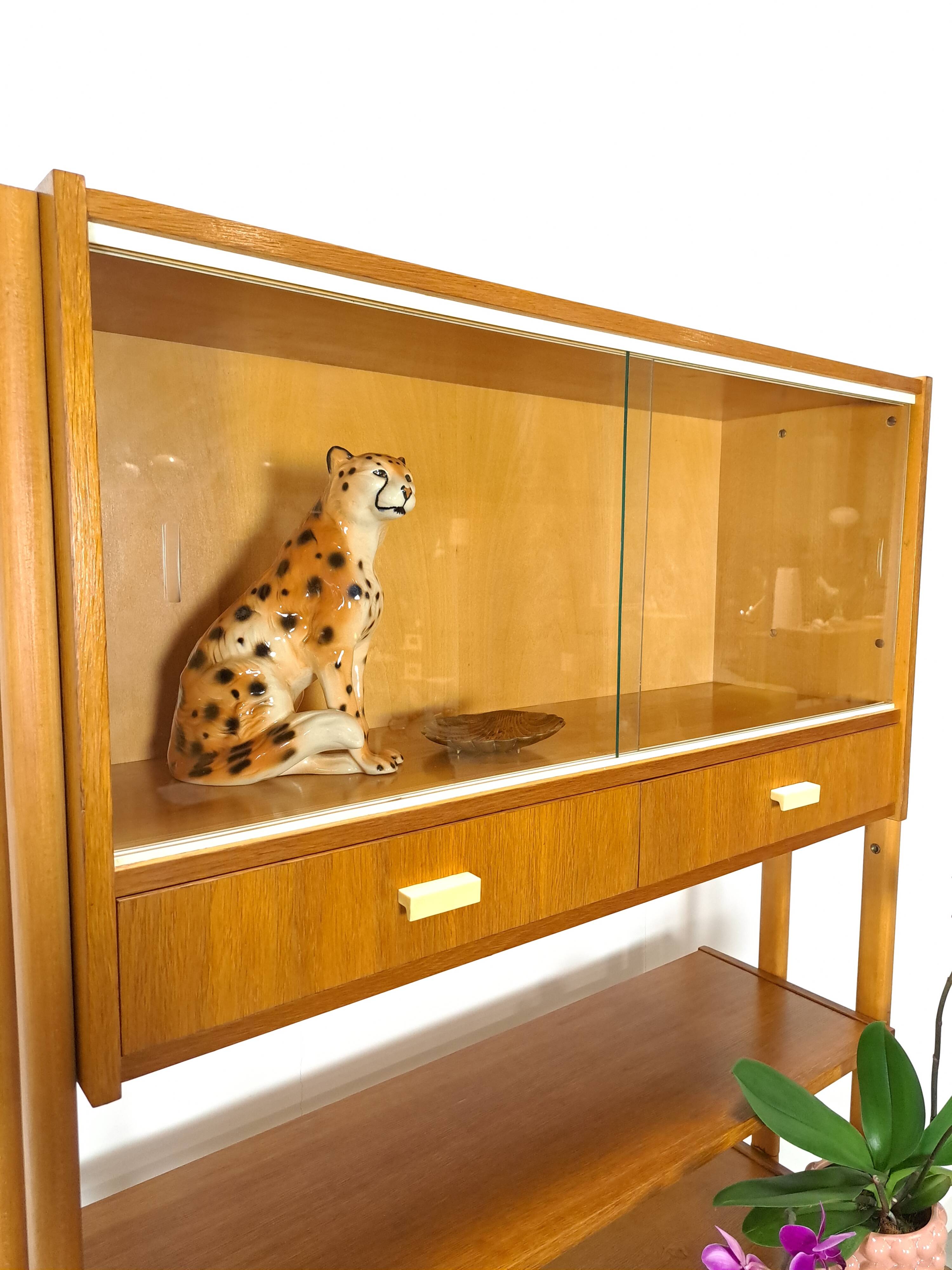 Design Frantisek Jirak vitrinekast met lades