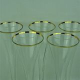 Vintage crystal flutes