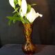 Vase ambré des années 50