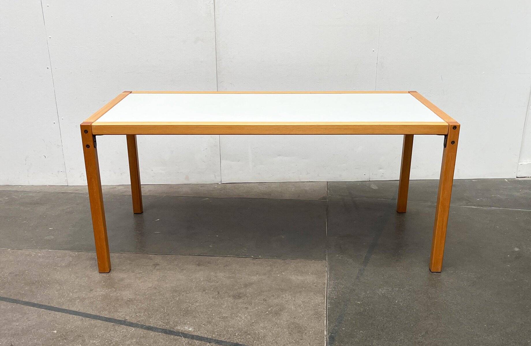 Vintage German Postmodern dining table or desk from the Profilsystem series by Flötotto, 1970s.