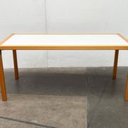 Vintage German Postmodern dining table or desk from the Profilsystem series by Flötotto, 1970s.