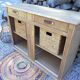 Solid wood storage furniture