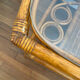 Vintage bamboo and rattan table