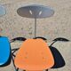 ensemble de 4 chaises pliantes Piu Bonaldo style Memphis