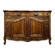 Buffet provençal de style louis XV en noyer / 160cm de long