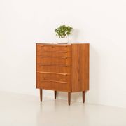 Danish mid-century teak chest of drawers by Genega Mobler, 1960s