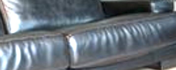 Rochebobois high-end leather sofa