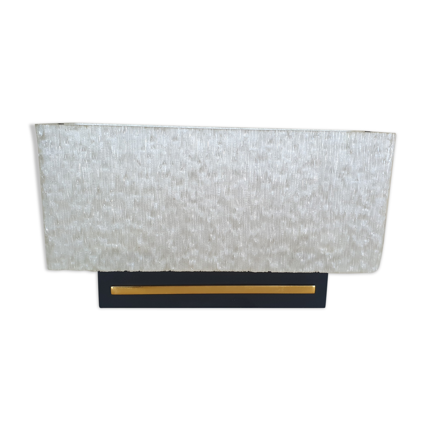 Wall lamp Arlus brass prespex 1950/1960 vintage