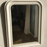 White Louis Philippe mirror - 76 x 56 cm