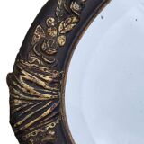 Bevelled Glass Art Deco Oval Mirror