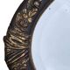 Miroir Ovale Art Déco A Glace Biseautée