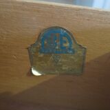 Art Deco chest of drawers with 4 drawers in oak, France 1930s-50s