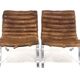 Set de 2 fauteuils scandinave en cuir "Ari", Arne Norell, Suède, 1960