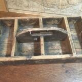 Toolbox with black patina handle